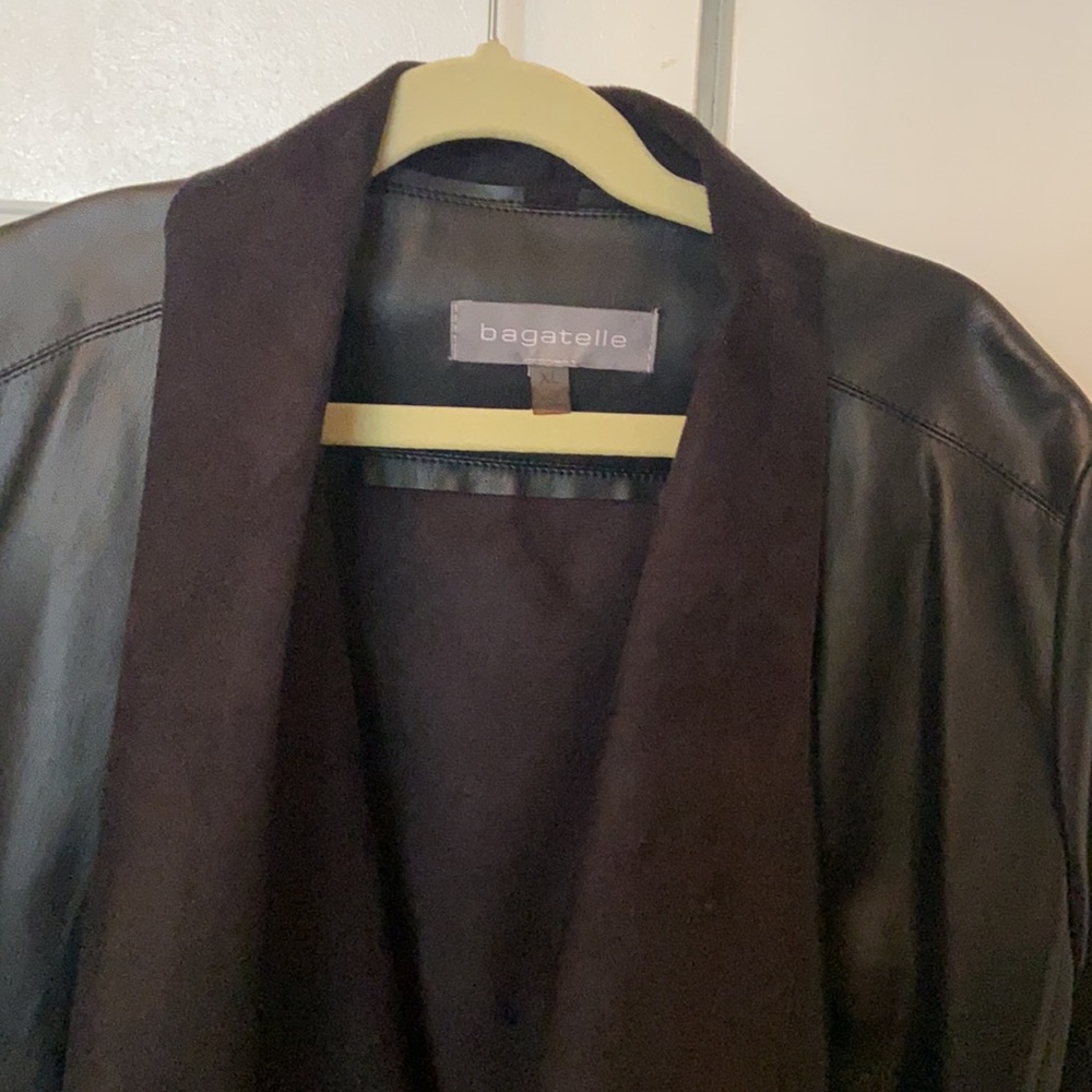 Girls leather jacket - Picture 2 of 4
